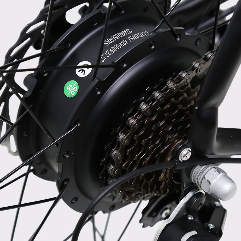 Trail-1000W electric mountain bike 27.5 inch all-terrain tires detail