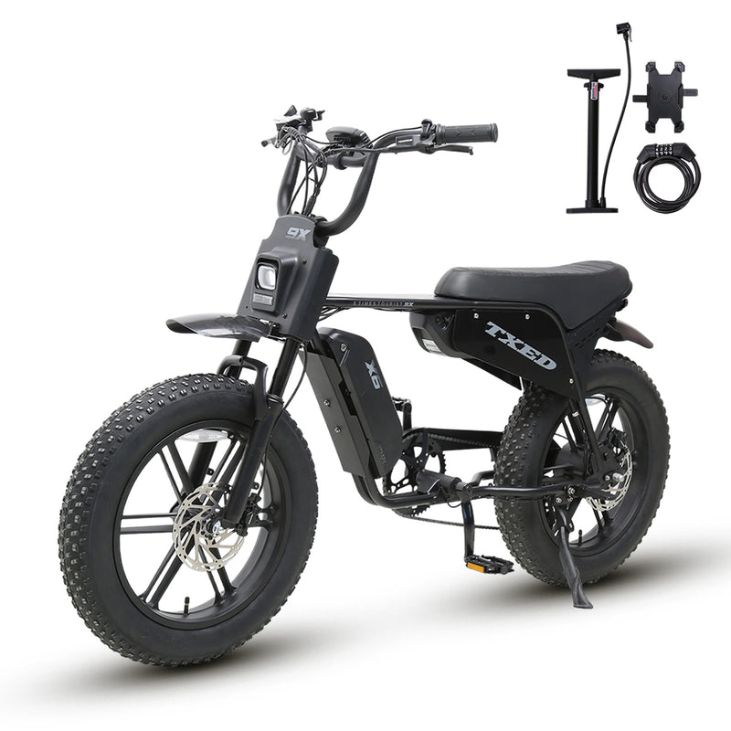 Maverick 1500W Moped-Style Electric Bike | Single & Dual Motor