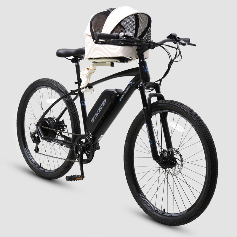Electric Bike Pet Carrier Box | Rear Rack Dog Carrier for Small Dogs & Cats
