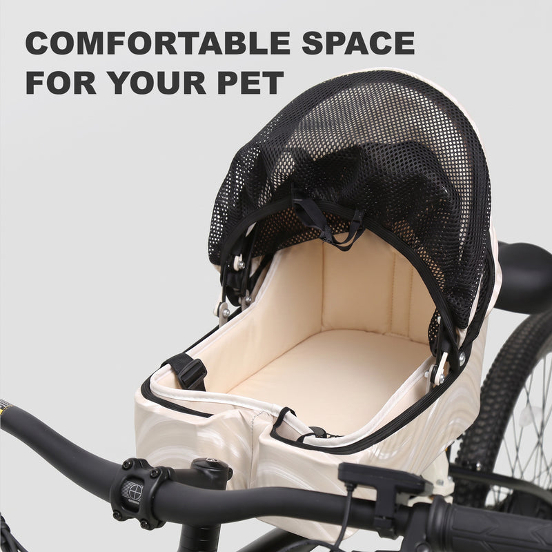 Electric Bike Pet Carrier Box | Rear Rack Dog Carrier for Small Dogs & Cats
