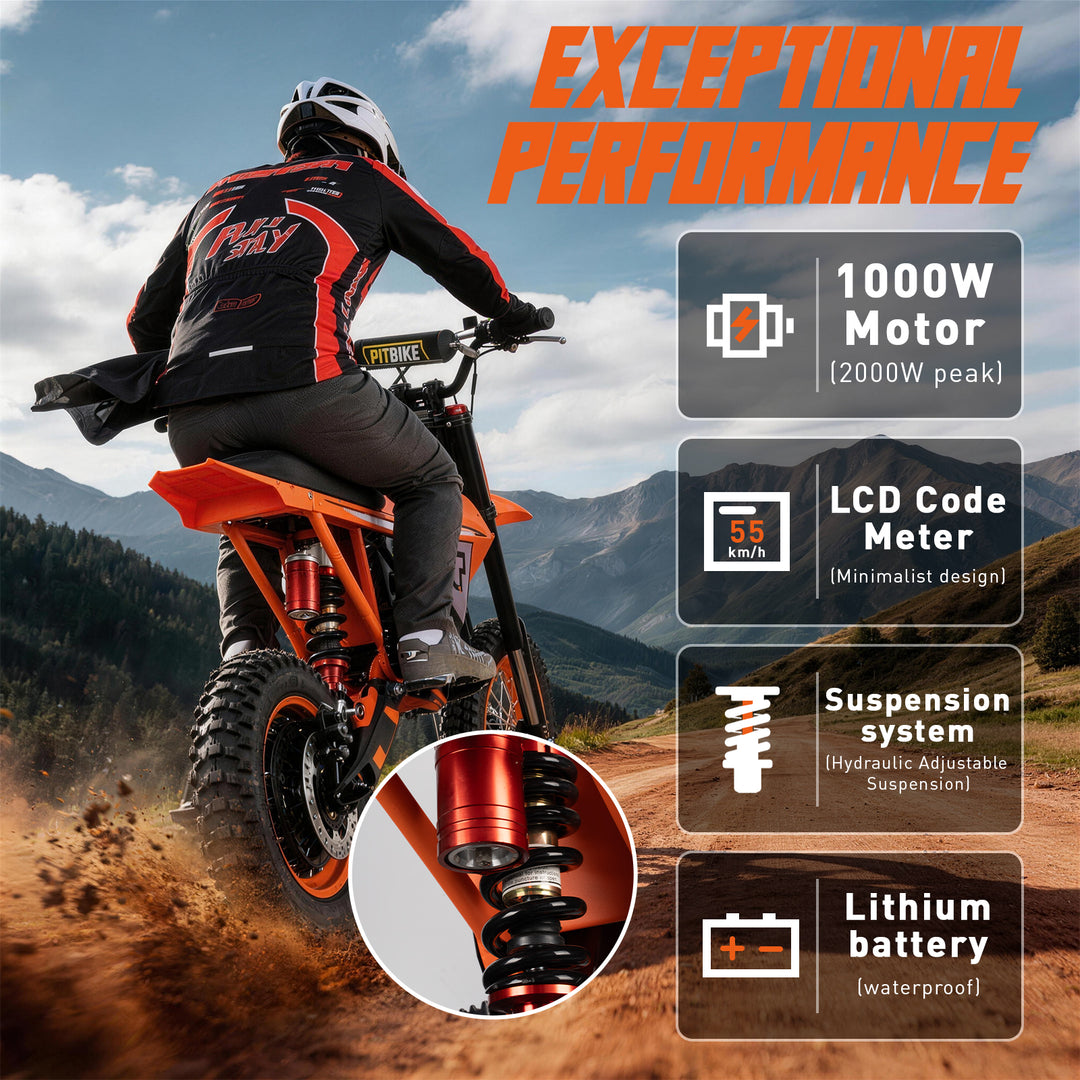 TXED 16" Kids Electric Dirt Bike – The Ultimate Off-Road Ride for Young Adventurers