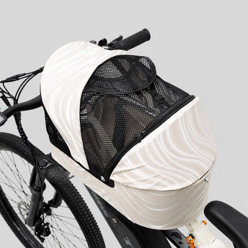Electric Bike Pet Carrier Box | Rear Rack Dog Carrier for Small Dogs & Cats
