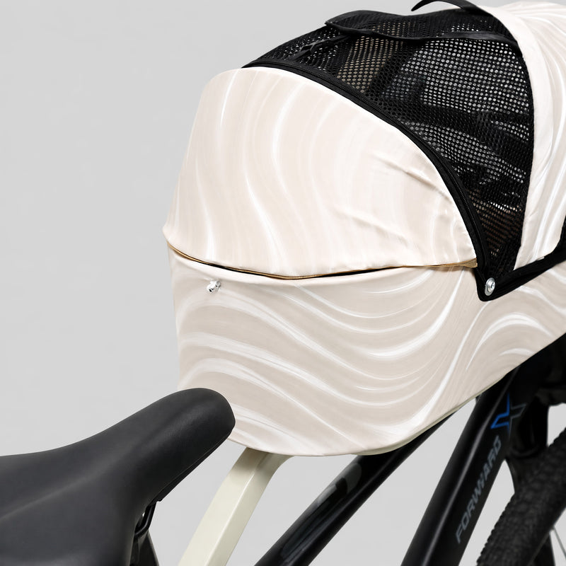 Electric Bike Pet Carrier Box | Rear Rack Dog Carrier for Small Dogs & Cats