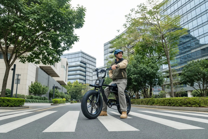 Maverick rider on a city street