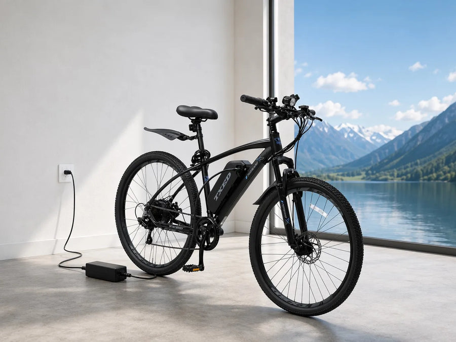 TXED Trail charging indoor mountain view 4:3