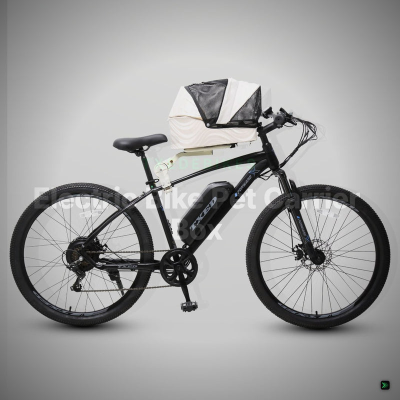 Electric Bike Pet Carrier Box | Rear Rack Dog Carrier for Small Dogs & Cats – Clean Showcase