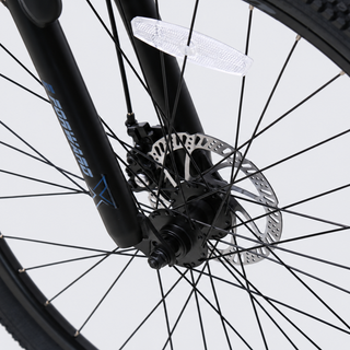 TXED Trail Blue 07 brake on light grey studio background