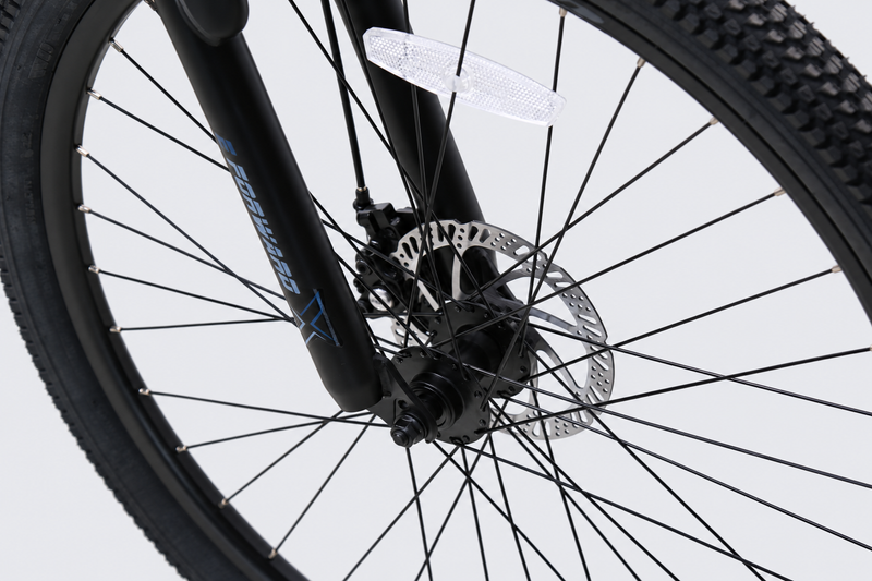 TXED Trail Blue 07 brake on light grey studio background
